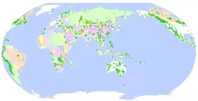 Types and distribution of copper ore in the world