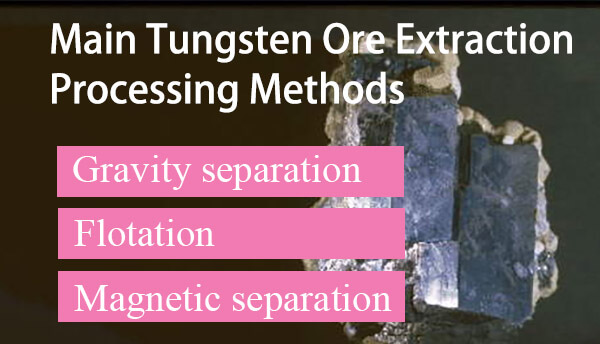 wolframite-Scheelite-tungsten mineral processing flow